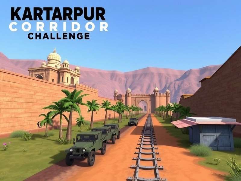 Kartarpur Corridor Challenge Download Screen